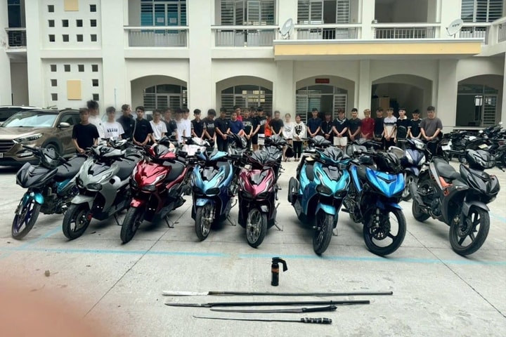 Triệu tập hàng chục thanh thiếu niên tụ tập gây náo loạn đường phố