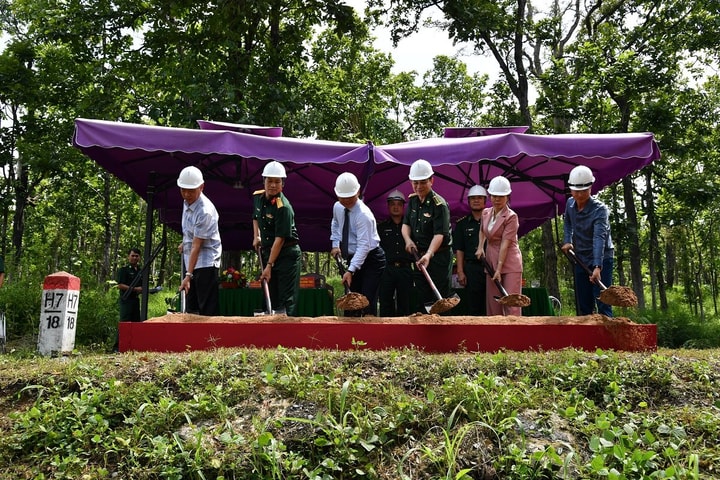 Đắk Lắk: Khởi công xây dựng kè bảo vệ cột mốc biên giới