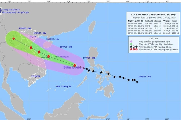 Đà Nẵng cảnh báo nguy cơ ngập úng tại nhiều tuyến phố