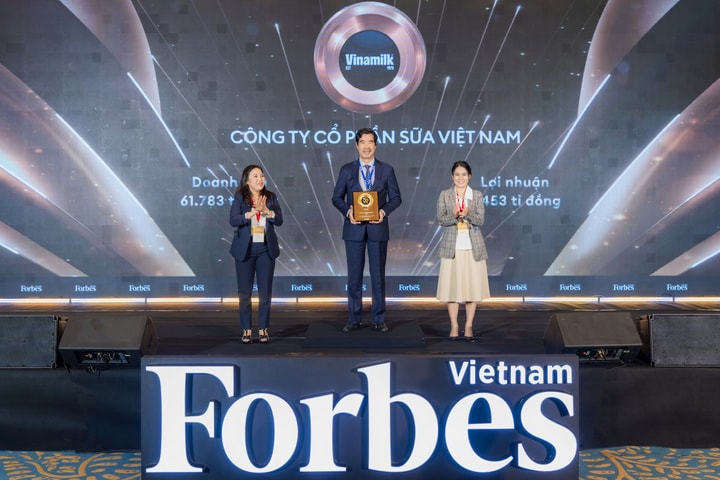 Vinamilk đứng đầu 25 thương hiệu năm 2025 của Forbes Việt Nam