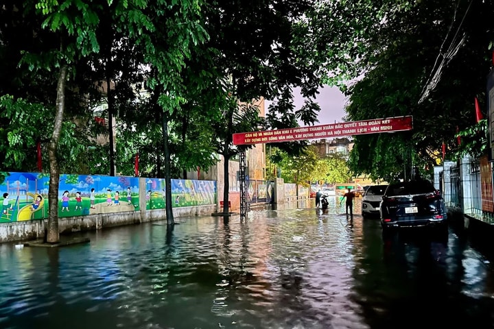 Chỉ còn hơn 20 điểm ngập tại Hà Nội