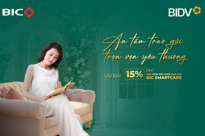 Ưu đãi 15% phí bảo hiểm sức khoẻ cao cấp BIC SmartCare nhân ngày Phụ nữ Việt Nam