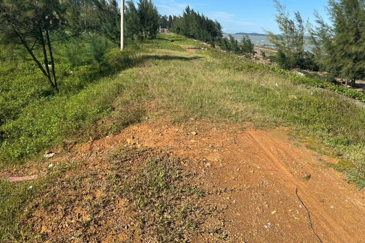 Lo ngại an toàn đê biển Tiên Trang trước bão Matmo