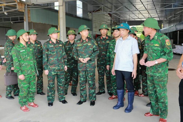 Quân khu 3 kiểm tra, chỉ đạo ứng phó bão số 11