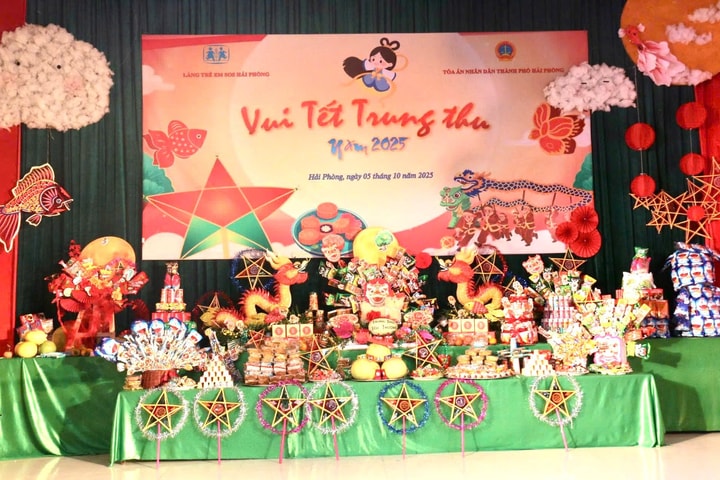TAND TP. Hải Phòng tổ chức “Vui Tết Trung thu” cho trẻ em Làng SOS