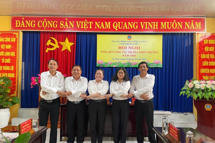 Cụm thi đua số I - TAND tỉnh Cà Mau hoàn thành xuất sắc nhiệm vụ chính trị được giao