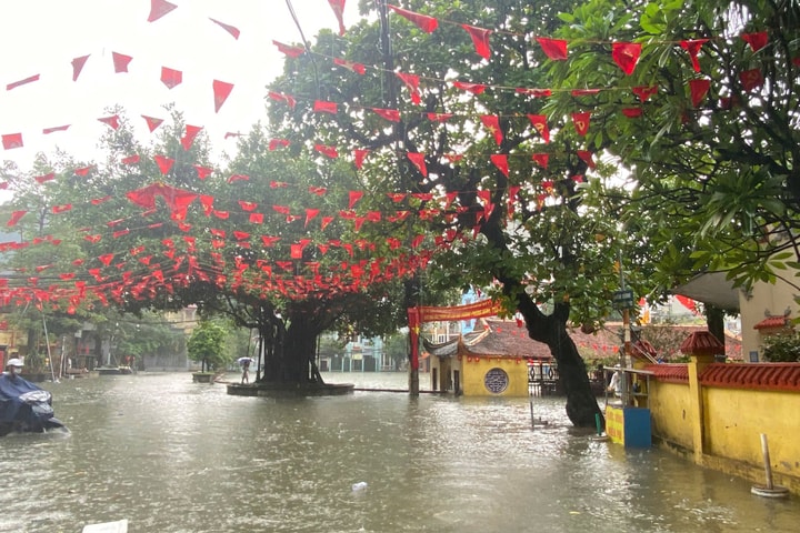 Hà Nội: Tổng hợp các điểm úng ngập tại Hà Nội sáng 7/10