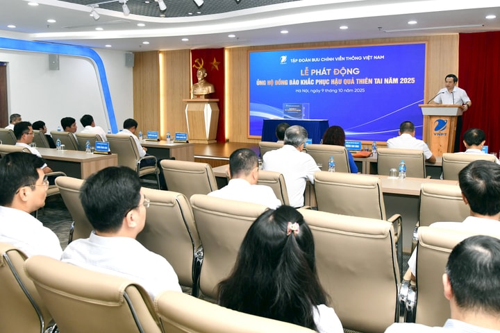 VNPT ủng hộ đồng bào khắc phục hậu quả bão lụt năm 2025