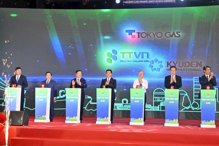 Khởi công dự án Nhà máy nhiệt điện LNG Thái Bình trị giá hơn 2,6 tỷ USD