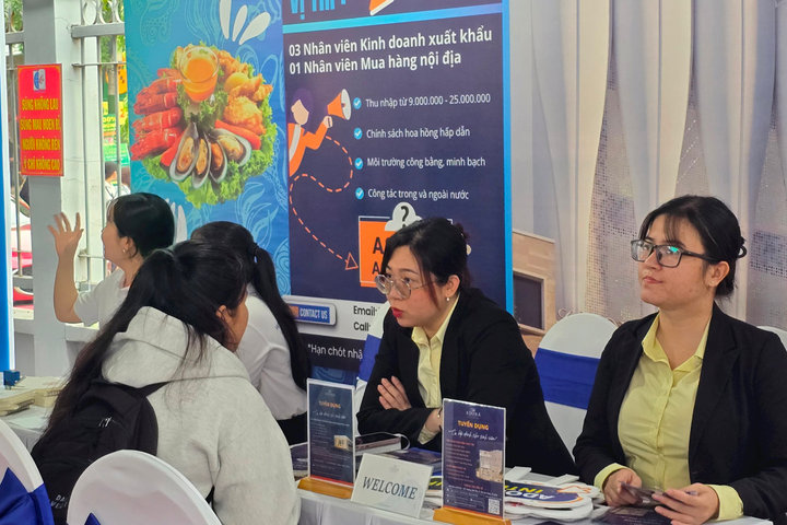Hơn 3.500 việc làm trong và ngoài nước phục vụ lao động