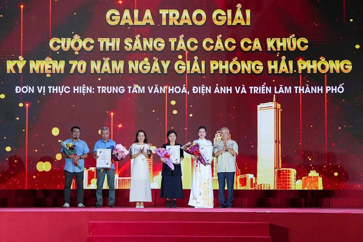 Trao giải cuộc thi sáng tác ca khúc về Hải Phòng