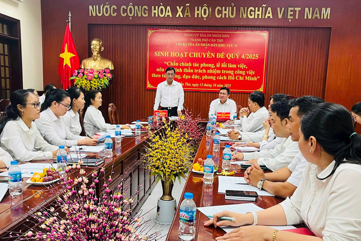 TAND khu vực 11- Cần Thơ sinh hoạt chuyên đề quý IV