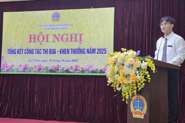 Cụm thi đua số II Tòa án nhân dân: Đoàn kết, sáng tạo, hoàn thành xuất sắc nhiệm vụ thi đua năm 2025