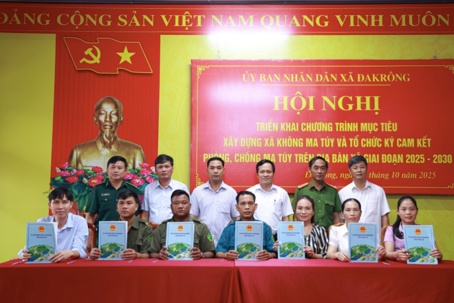 Quảng Trị: Đakrông quyết tâm xây dựng xã không ma túy