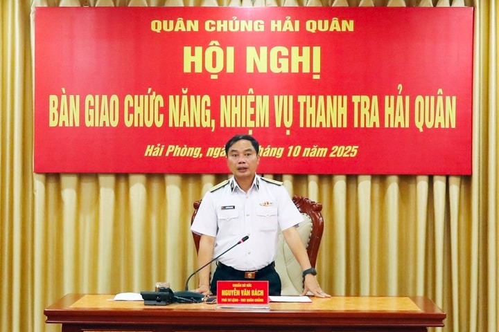 Bàn giao chức năng, nhiệm vụ Thanh tra Hải quân