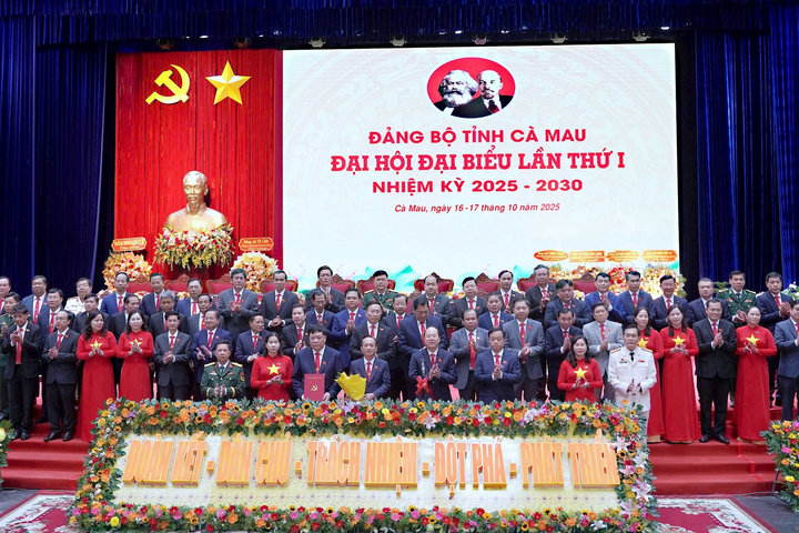 Danh sách Ban Chấp hành Đảng bộ tỉnh Cà Mau nhiệm kỳ 2025 – 2030