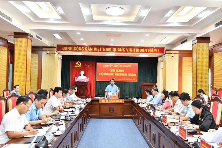 Bí thư Tỉnh ủy Tuyên Quang: Báo chí phải đổi mới tư duy, đổi mới cách làm