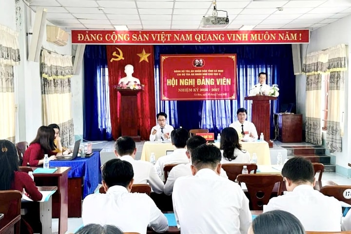 TAND khu vực 8 – Cà Mau: Xây dựng đội ngũ công chức trong sạch, vững mạnh