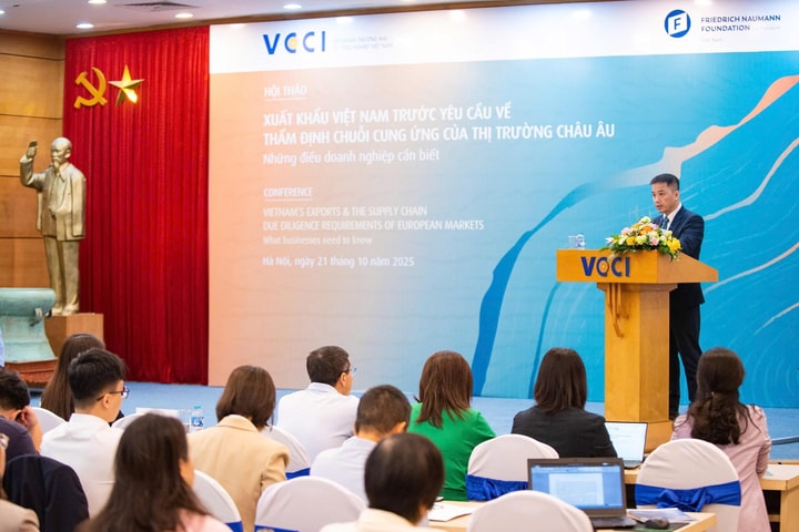 Hội thảo 'Xuất khẩu Việt Nam trước yêu cầu về thẩm định chuỗi cung ứng của thị trường châu Âu'