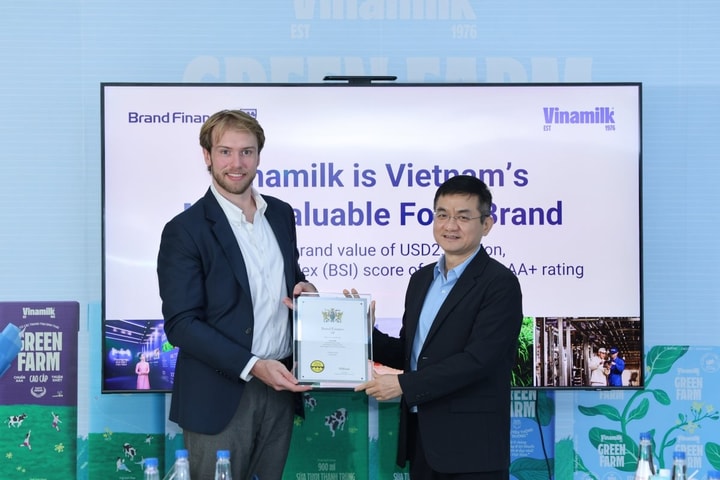 Vinamilk gia nhập nhóm 5% thương hiệu mạnh nhất toàn cầu