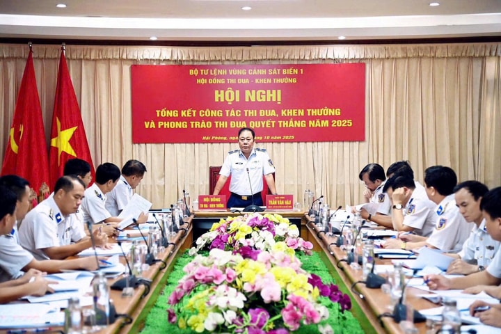 Vùng Cảnh sát biển 1 tổng kết phong trào thi đua quyết thắng năm 2025