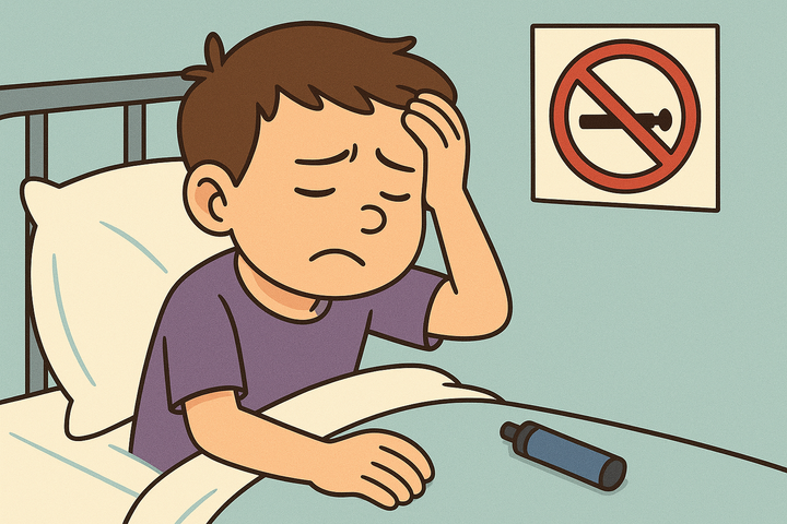 Thiếu niên bị sùi bọt mép, lên cơn co giật vì ngộ độc thuốc lá điện tử chứa ma túy