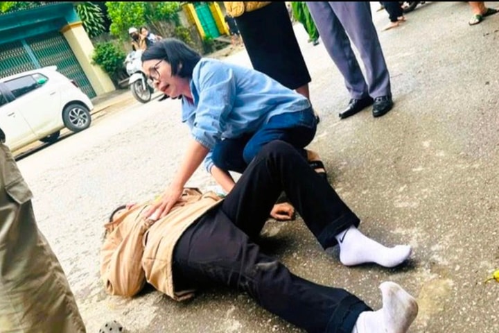 Nữ giám đốc bệnh viện ở Thanh Hóa kịp thời cứu người gặp nạn giữa đường