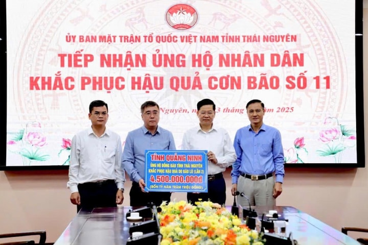 Thêm 12 tỷ đồng từ Quảng Ninh tiếp sức 5 tỉnh miền núi khắc phục hậu quả bão