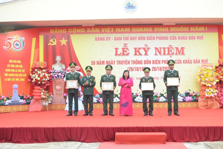 Đồn Biên phòng Cửa khẩu Đắk Ruê: 50 năm xây dựng, chiến đấu và trưởng thành