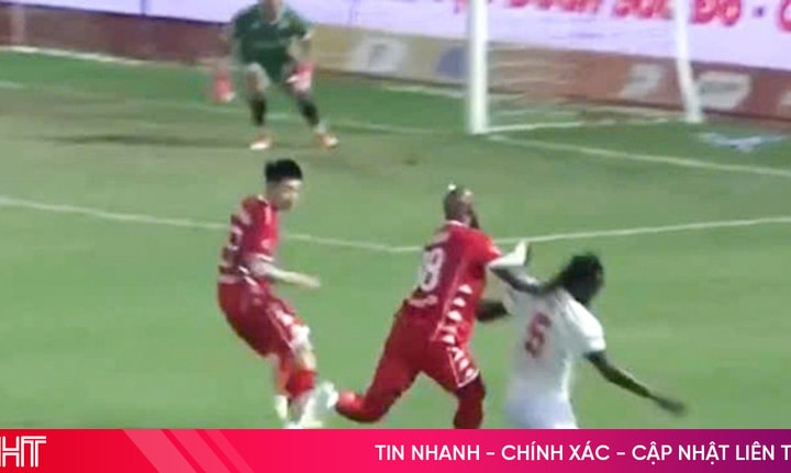 Cần xem xét lại công tác trọng tài trận Hồng Lĩnh Hà Tĩnh gặp Hải Phòng