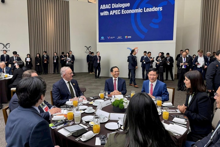 Phó Thủ tướng Bùi Thanh Sơn tham dự Đối thoại giữa các nhà lãnh đạo APEC với Hội đồng tư vấn kinh doanh APEC