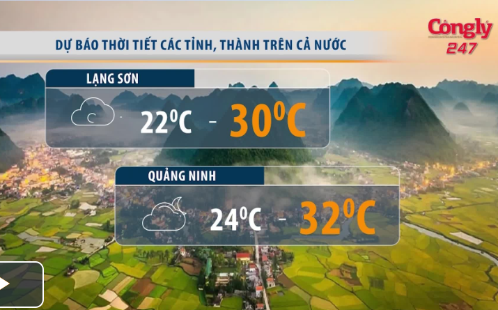 Dự báo thời tiết đêm nay và ngày mai 2/11: Không khí lạnh tăng cường, cảnh báo lũ quét, sạt lở đất