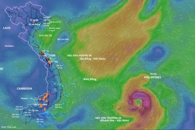 Học sinh các xã, phường phía Đông Gia Lai nghỉ học tránh bão số 13 (Kalmaegi)