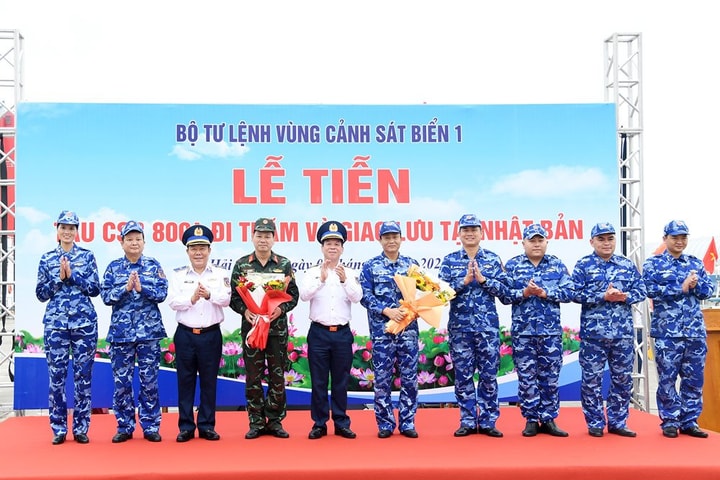 Tàu CSB 8004 lên đường thăm, giao lưu tại Nhật Bản