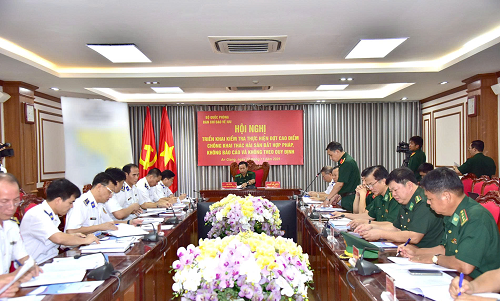 Bộ Quốc phòng kiểm tra công tác phòng, chống khai thác IUU tại BTL Vùng Cảnh sát biển 4
