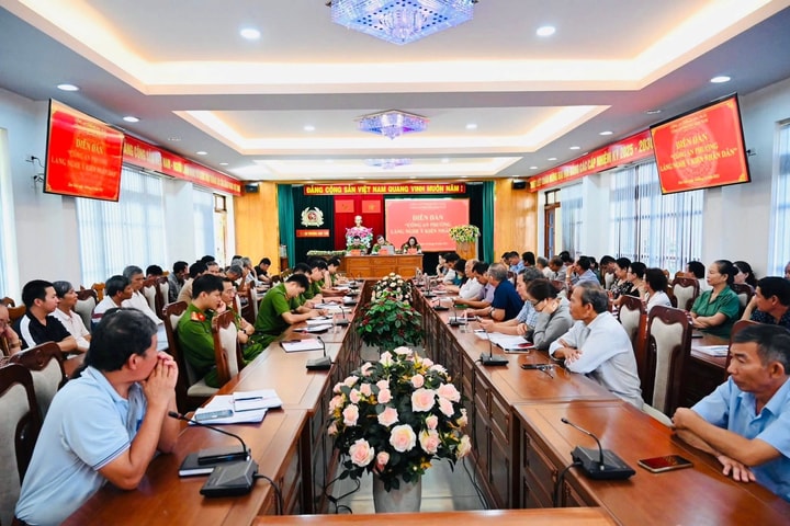 Tổ chức diễn đàn “Công an lắng nghe ý kiến Nhân dân”