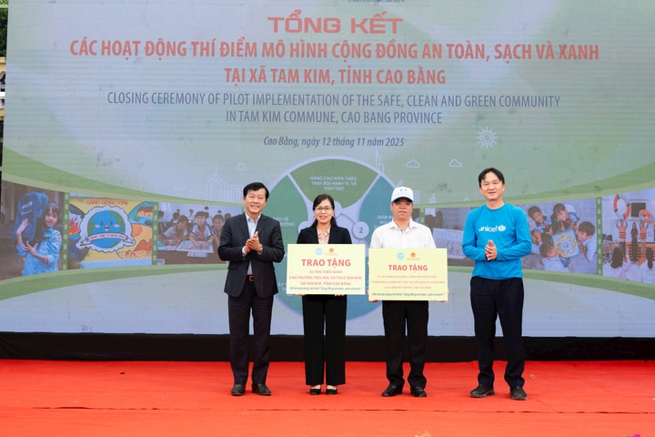 Tổng kết mô hình “Cộng đồng an toàn, sạch và xanh” giúp trẻ em chủ động trước thiên tai