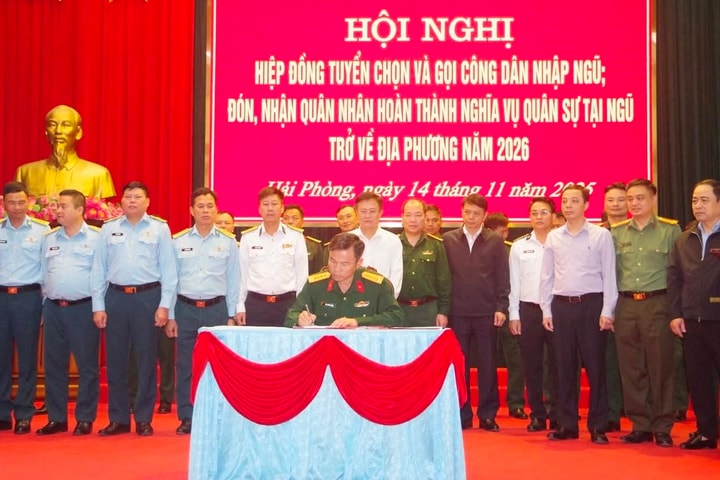 Hải Phòng hiệp đồng tuyển chọn, giao nhận công dân nhập ngũ