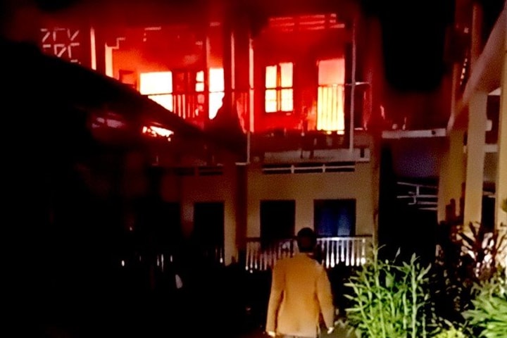 Cháy trường mầm non Bạch Hà, một nữ kế toán tử vong