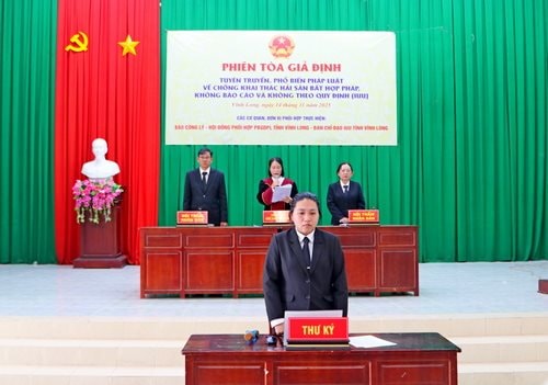 Phiên tòa giả định chống khai thác IUU về với vùng biển Tân Thủy