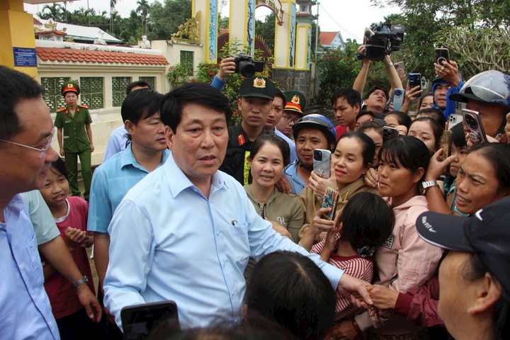 Chủ tịch nước Lương Cường dự Ngày hội Đại đoàn kết tại Gò Nổi