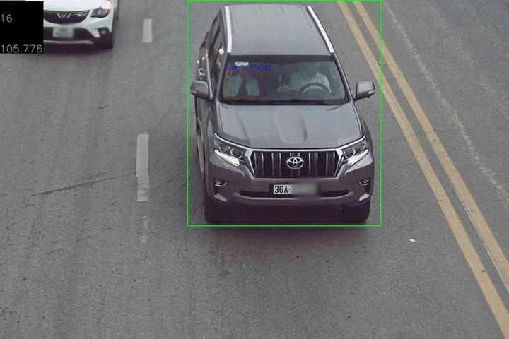 Dùng camera AI xử lý vi phạm không thắt dây an toàn khi ngồi xe ô tô