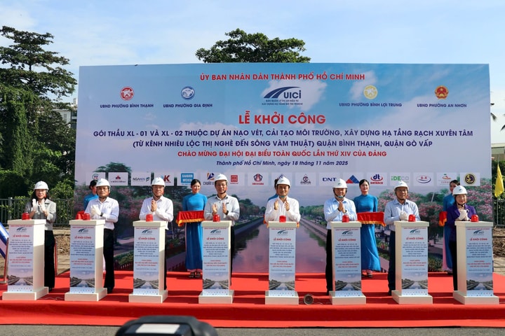TP.HCM khởi công hai gói thầu cải tạo rạch Xuyên Tâm