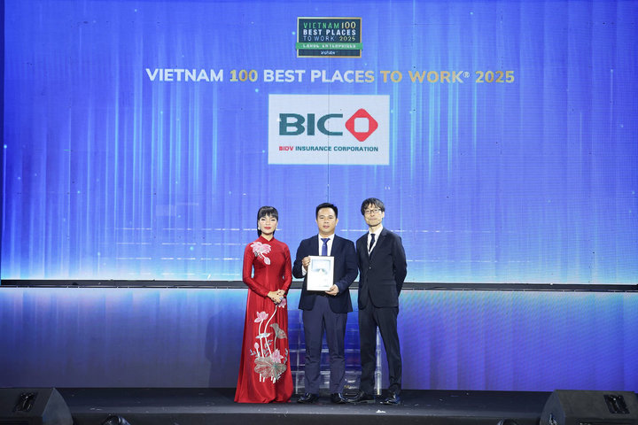 BIC lần thứ 2 liên tiếp đứng Top 1 nơi làm việc tốt nhất ngành bảo hiểm khối doanh nghiệp lớn