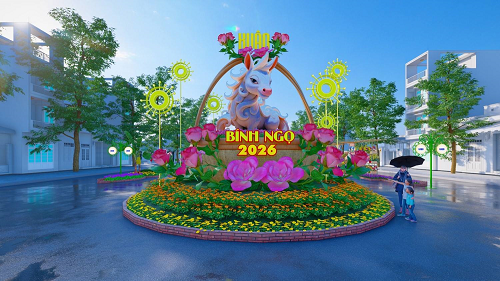 Cần Thơ: Đường hoa Xuân Bính Ngọ 2026 dài hơn 300 mét