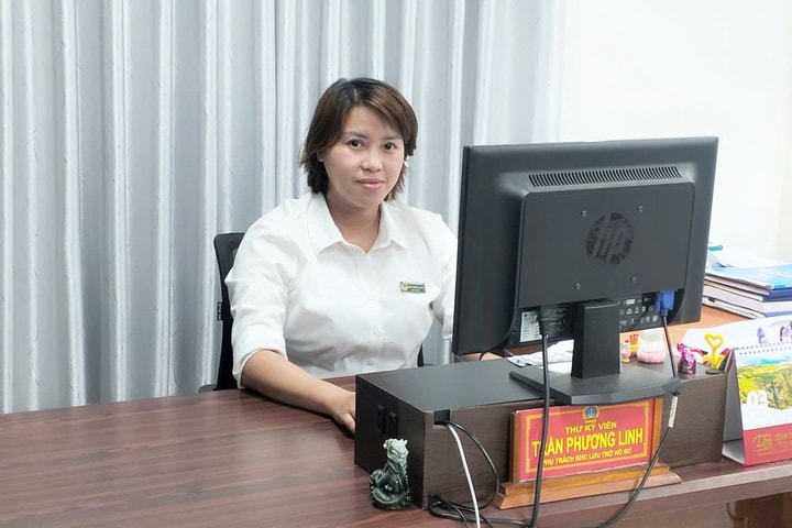 Nữ Thư ký trẻ có nhiều thành tích trong công tác