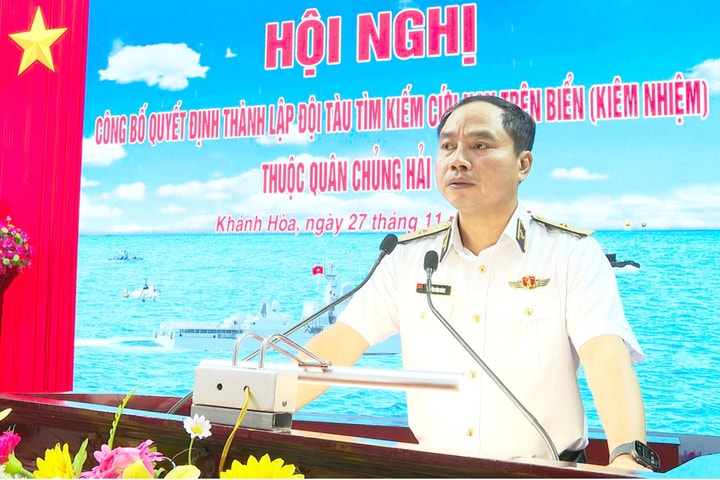 Quân chủng Hải quân thành lập Đội tàu tìm kiếm cứu nạn trên biển