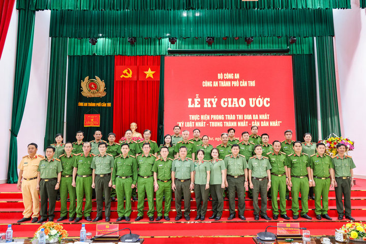 Công an thành phố Cần Thơ phát động phong trào thi đua “Ba nhất”