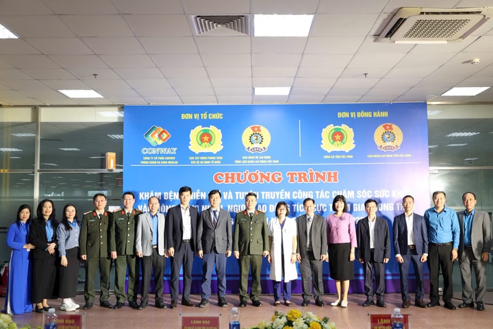 Khám sức khoẻ miễn phí cho công nhân ở Bắc Ninh
