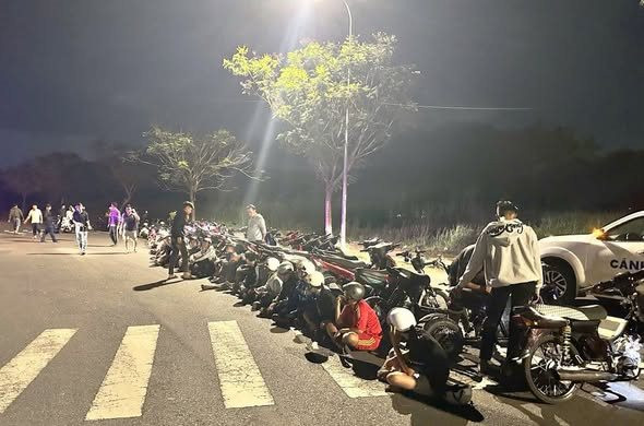 Tây Ninh: Mời làm việc 44 thanh thiếu niên tụ tập đua xe